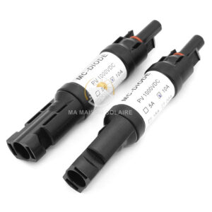 Connecteur MC4 AVEC Diode 30A 1000VDC
