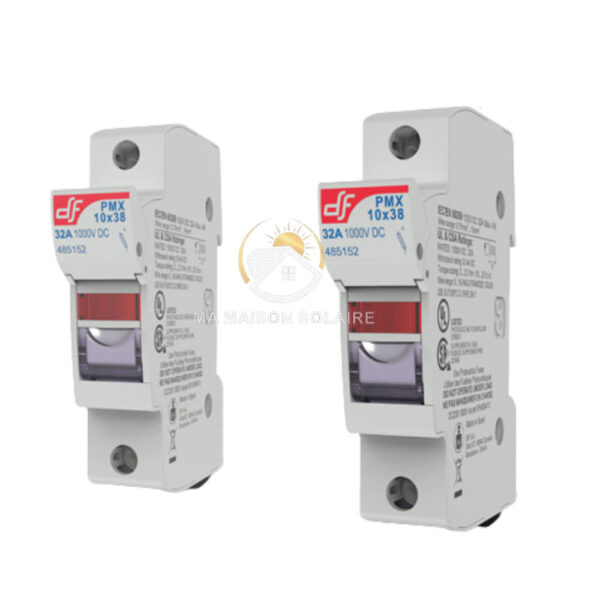 Fusible et porte-fusible 1000V