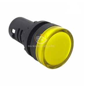 Voyant jaune 24V 22mm