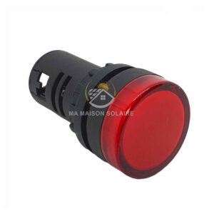 Voyant rouge 24V 22mm